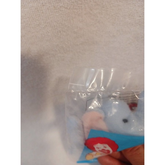 1993 McDonald's Ty Teenie Beanie Babies PEANUT The Baby Elephant In Package - Picture 4 of 10